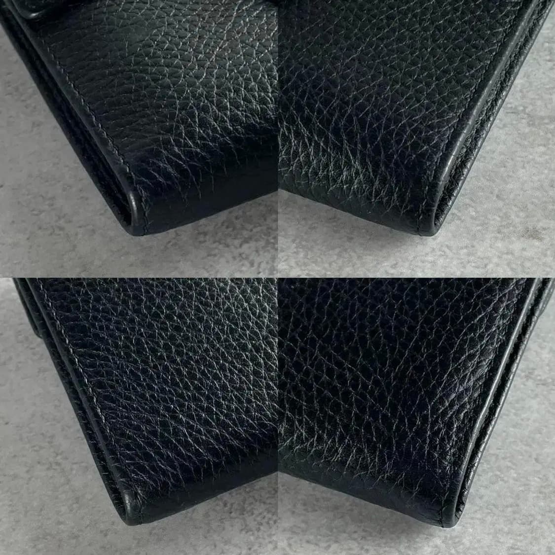 비비안 웨스트우드 트라이 버클 가죽 지갑 상품이미지6