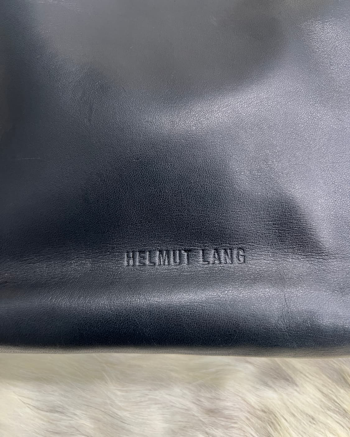 1998 헬무트랭 아카이브 본디지 레더 서류케이스 백 상품이미지4
