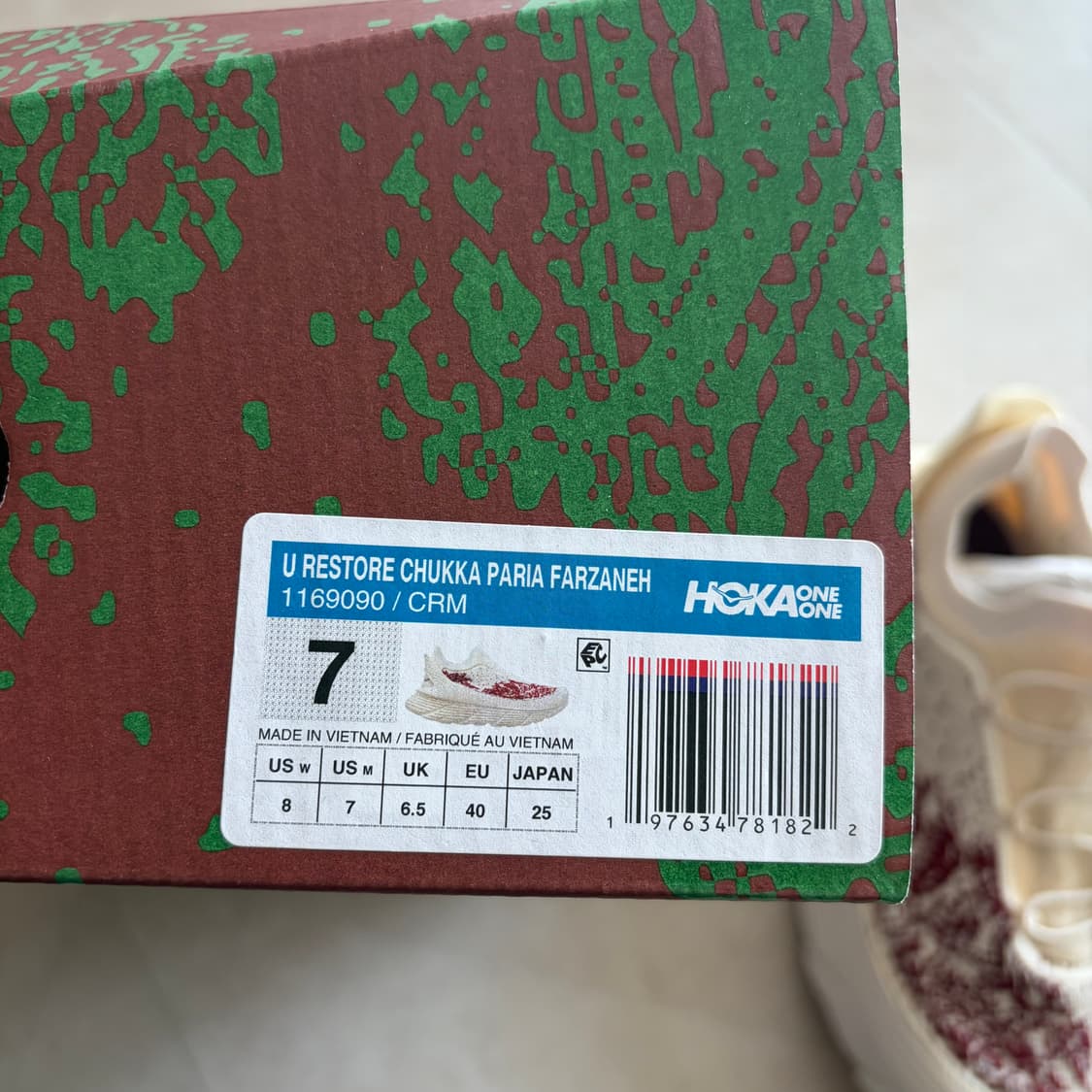 새상품(250) 호카 x 파리아 파르자네 리스토어 TC 츄카 크림 상품이미지7