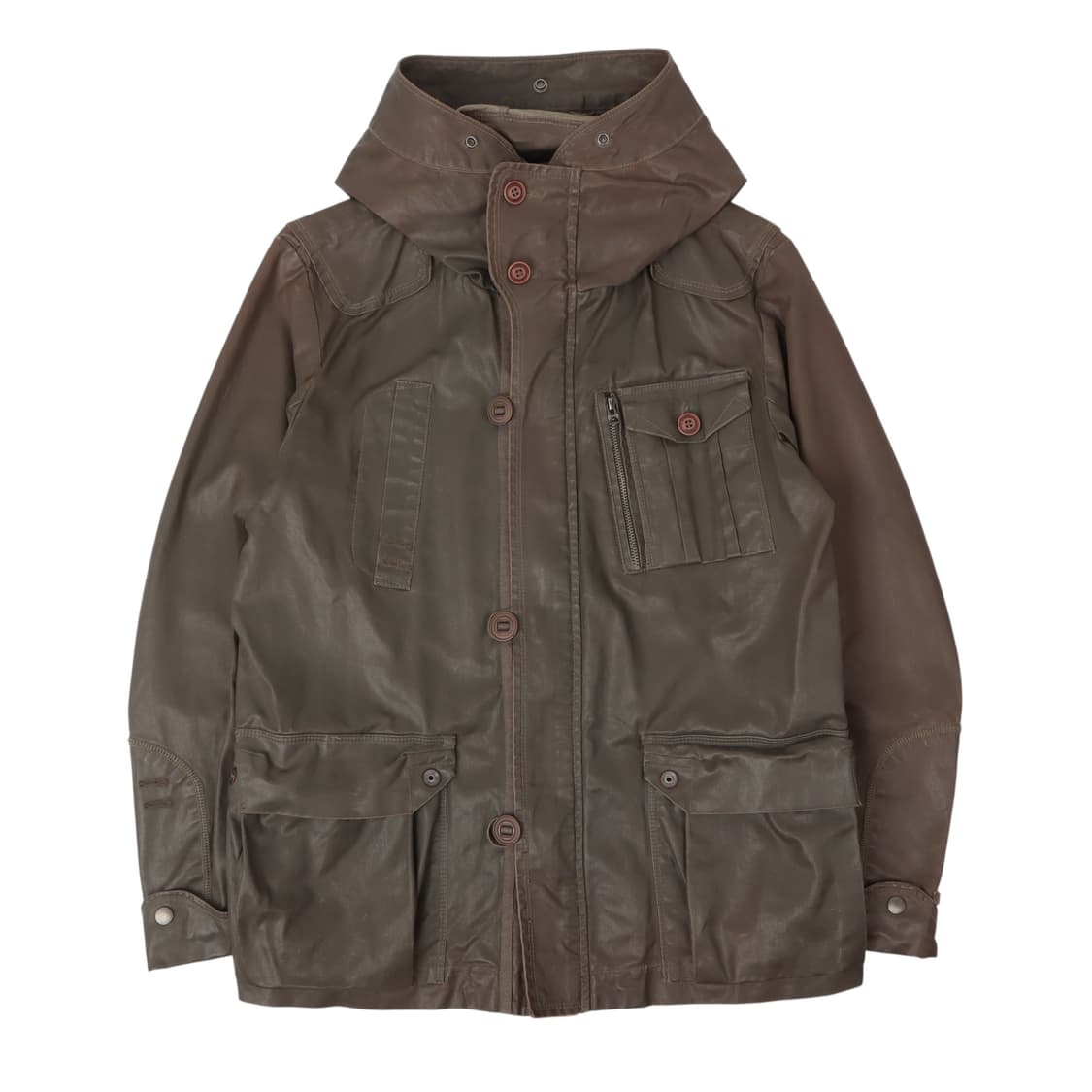 디젤 왁스드 후디 헌팅 필드 자켓 상품이미지1