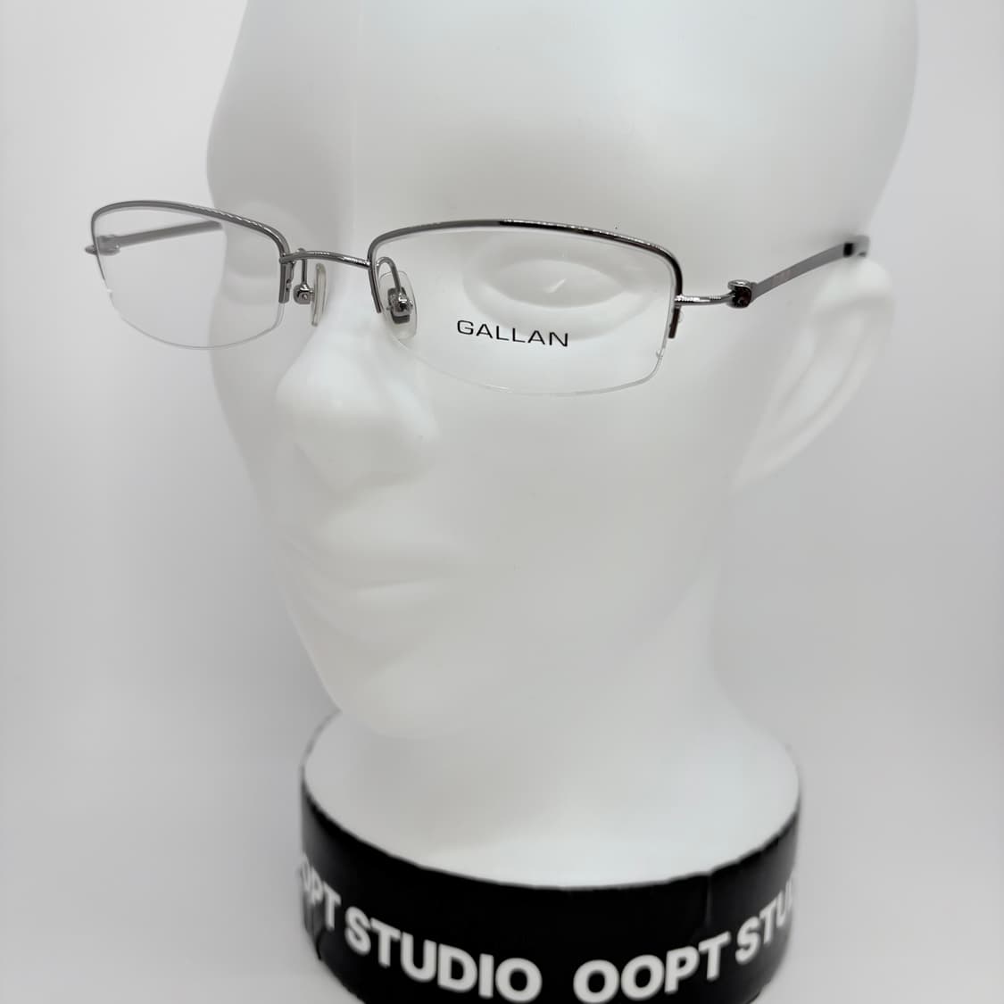 GALLAN 스퀘어 실버 반무테 상품이미지5