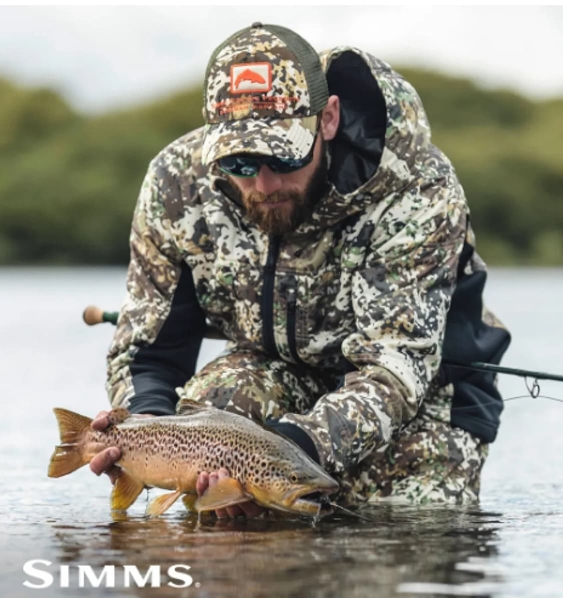 Simms Kinetic Jacket - River Camo (M) 상품이미지1