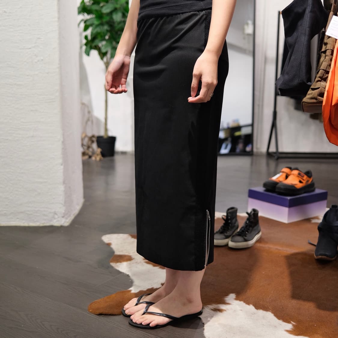 꼼데가르송 지퍼 디테일 스커트 상품이미지4