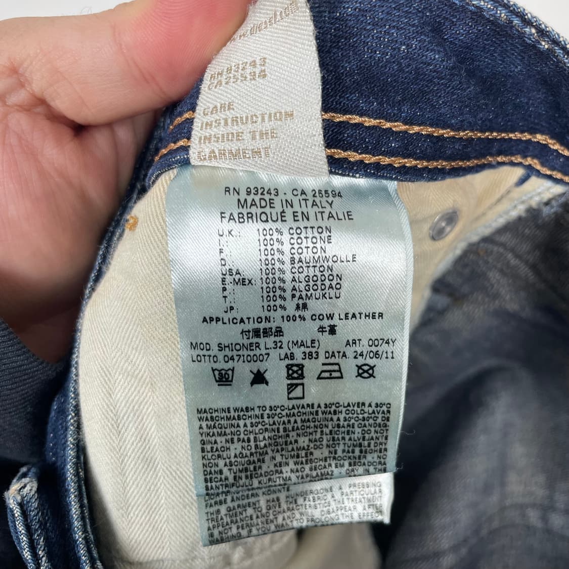 디젤 ITALY 시오너 데님팬츠 상품이미지10