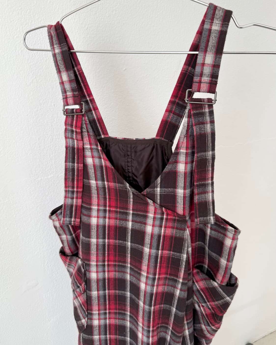 빈티지 체크 원피스 상품이미지5