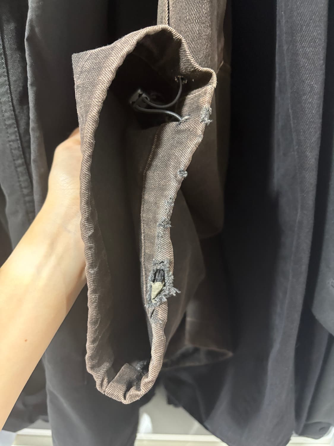 [1]해칭룸 밀팬츠 워시드 블랙 상품이미지2