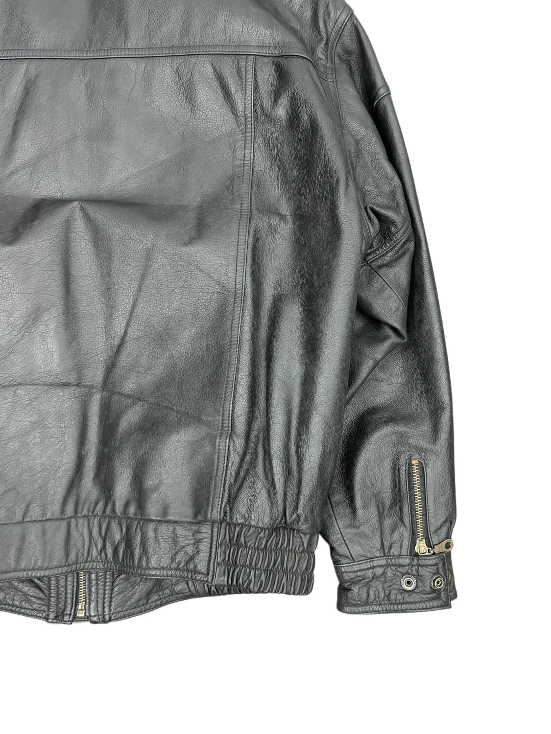 Cow Leather biker bomber 상품이미지6