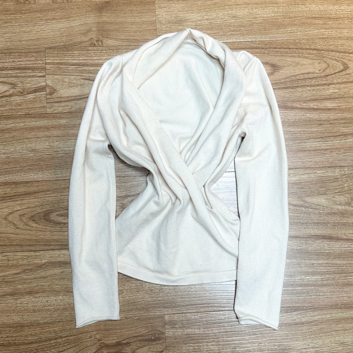 빈티지 아이보리 니트 히메갸루 로걀 라떼 발레코어 아린님 페어리 모리걸 상품이미지1