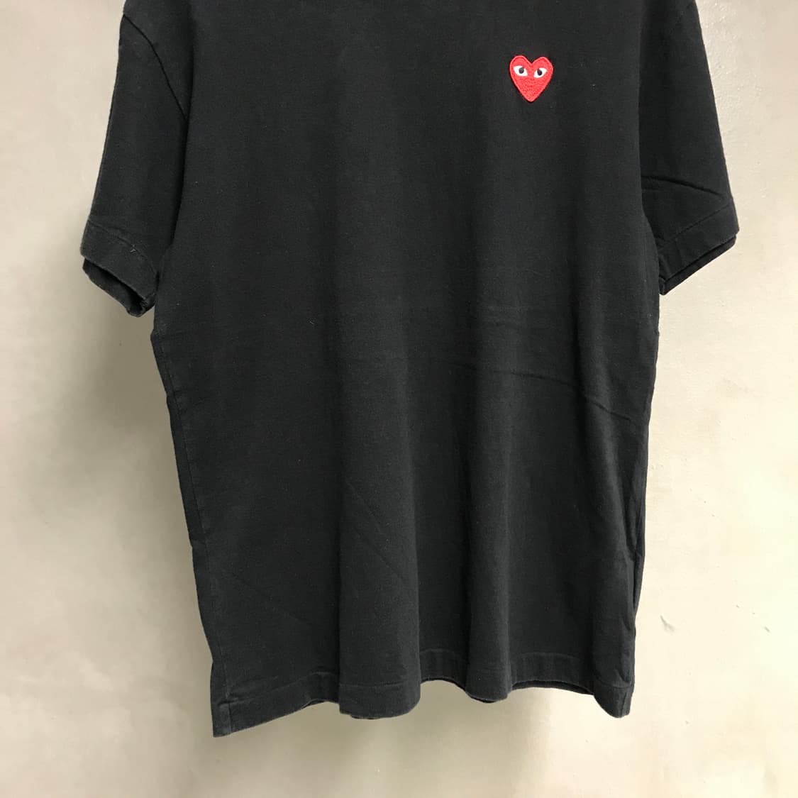 꼼데가르송 와펜 반팔 티셔츠 블랙 XL 상품이미지3