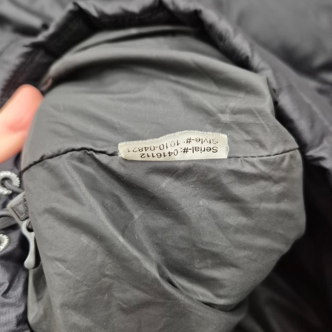 마무트 경량 다운 패딩 자켓 S 상품이미지5