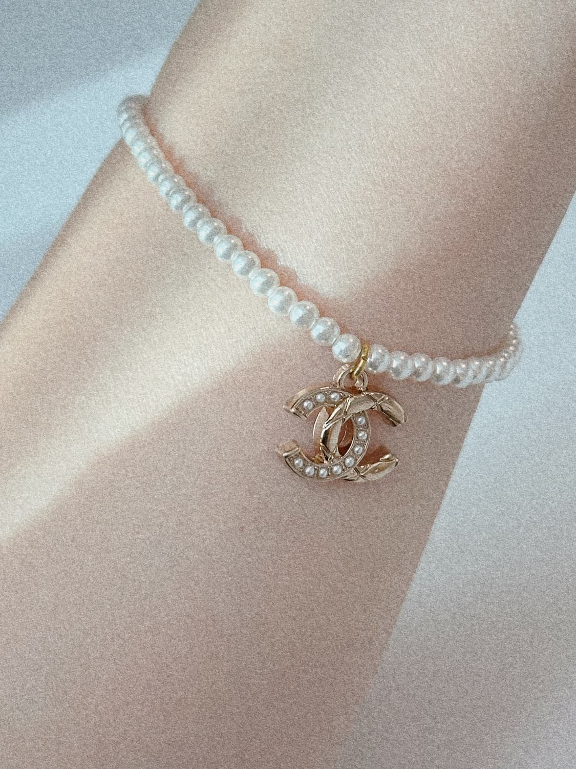 샤넬 빈티지 업사이클링 진주 팔찌 상품이미지5