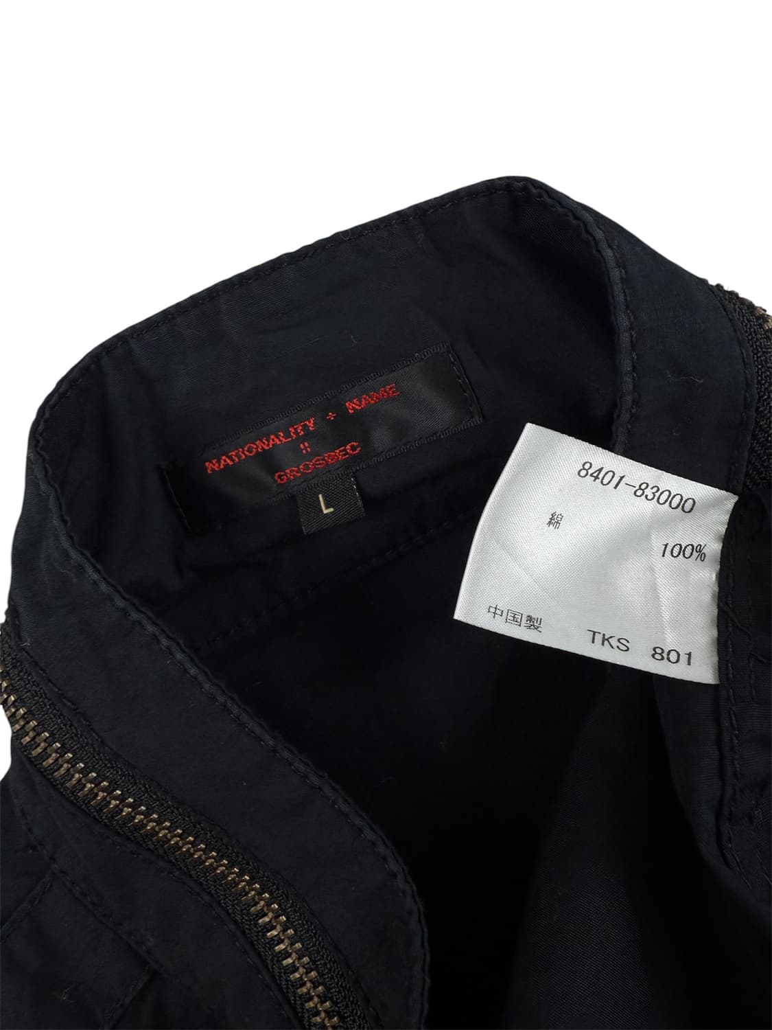 nationality+name=grosbec 반팔 집업 자켓 상품이미지7