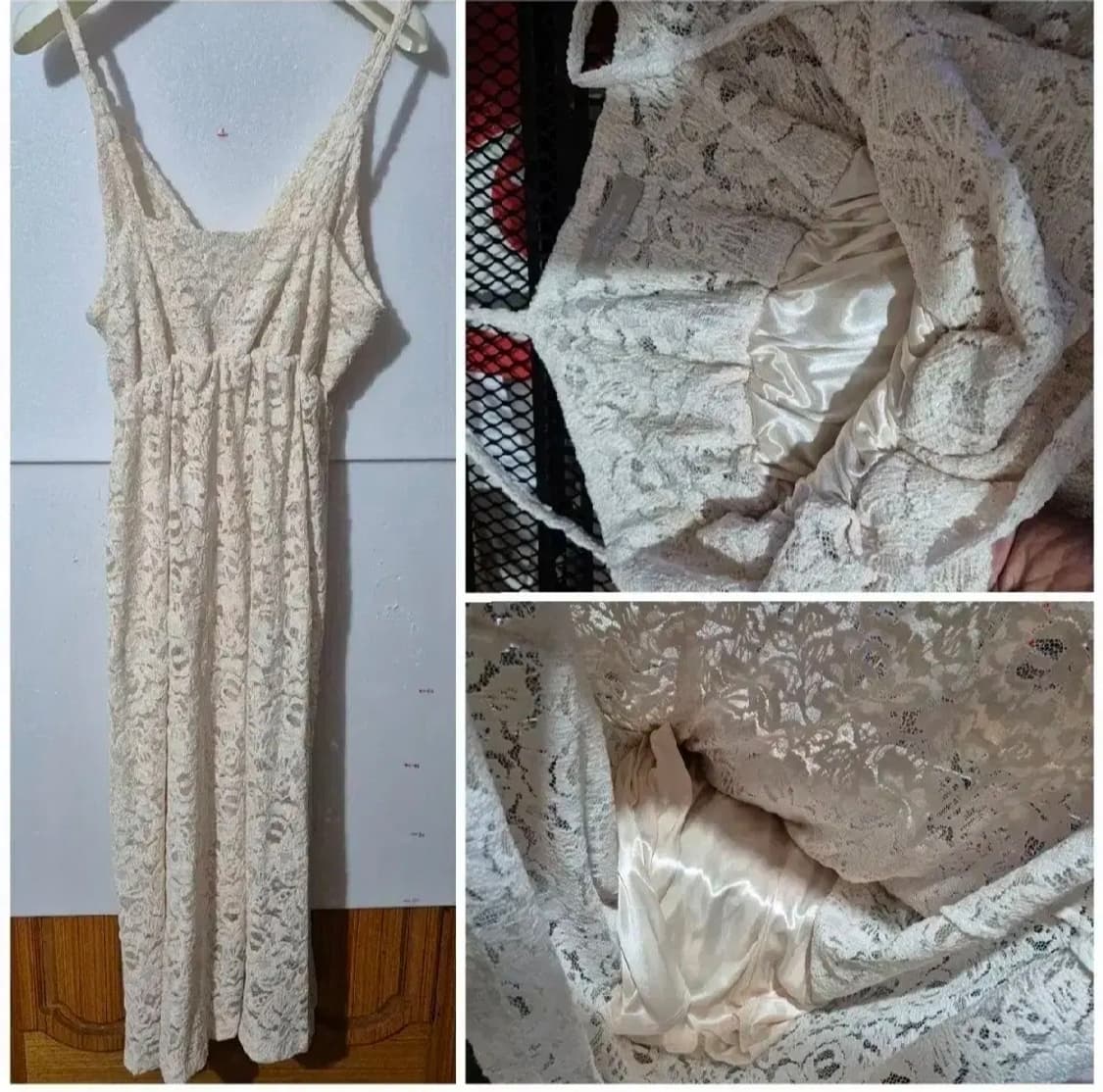 4046 ) S급 최고급 레이스 원피스 아이보리 블랙 (각각가격) 상품이미지6