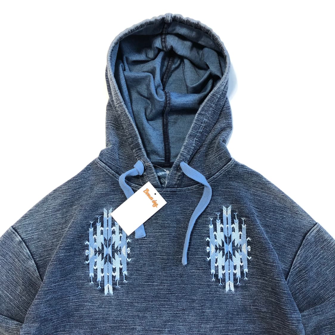 데니핏 나비호 패턴 후드티 상품이미지4