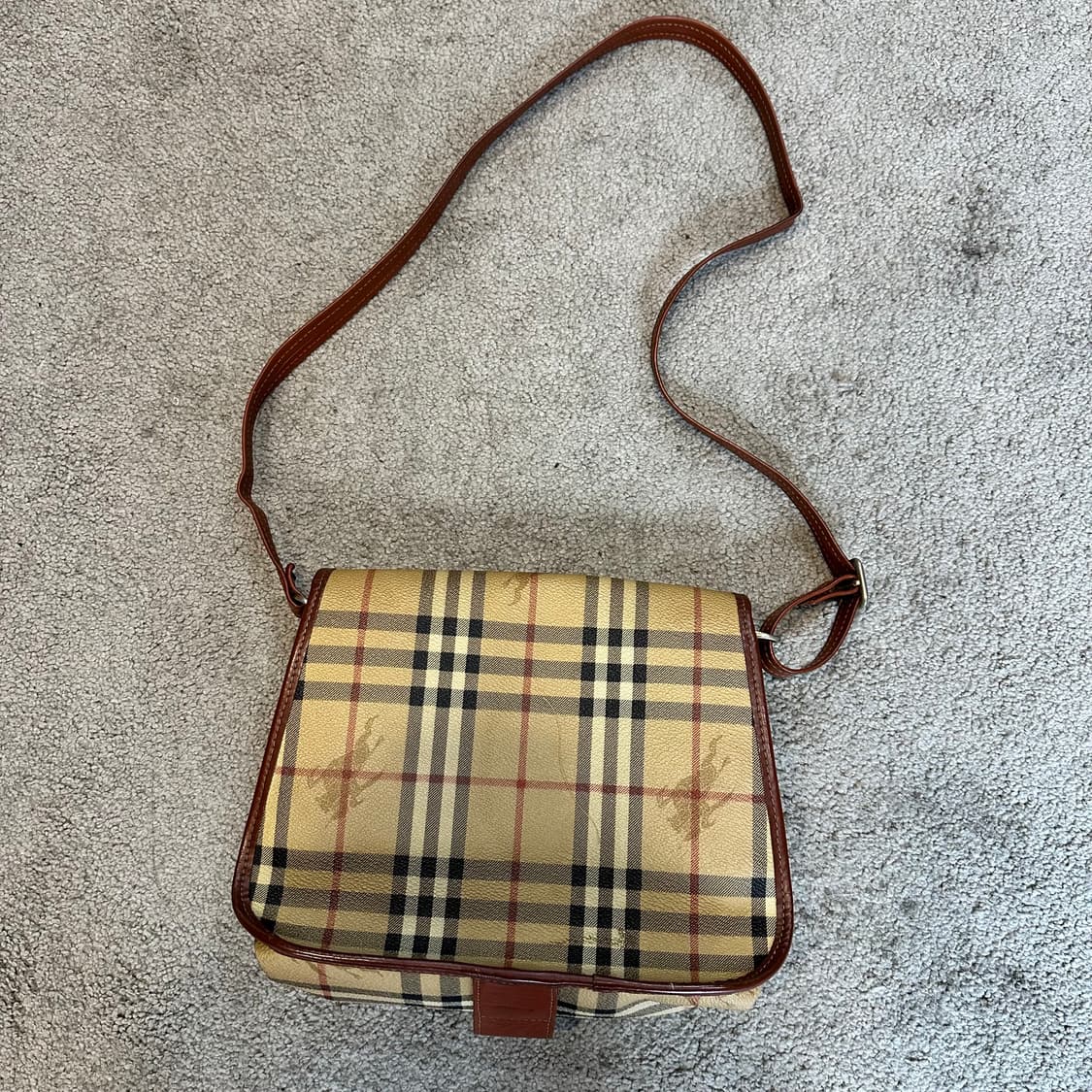 버버리 빈티지 노바 체크 크로스백F 상품이미지10