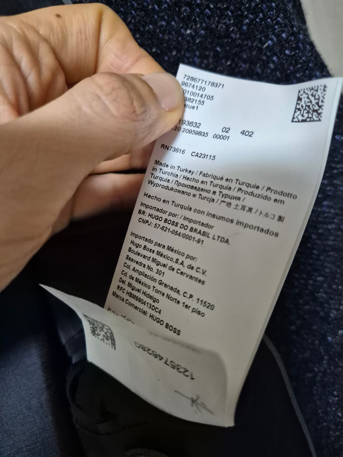 (정품) 휴고보스 울코트 롱코트 46 상품이미지8