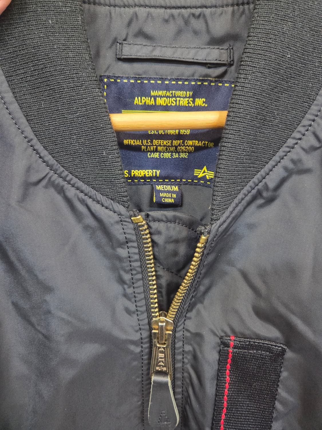 알파인더스트리 스카이마스터 마원 항공자켓 m 상품이미지3