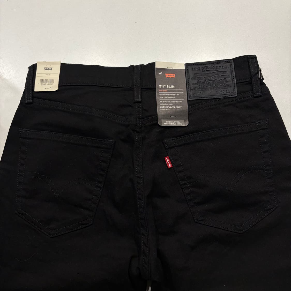 [32] 리바이스 511 슬림핏 블랙진 데님 팬츠 D424 상품이미지3