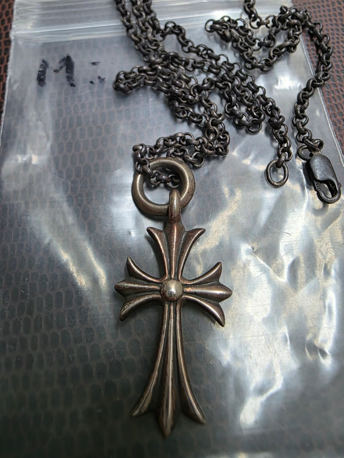 한스룸 크롬하츠 타이니 크로스 펜던트 풀박스 상품이미지6