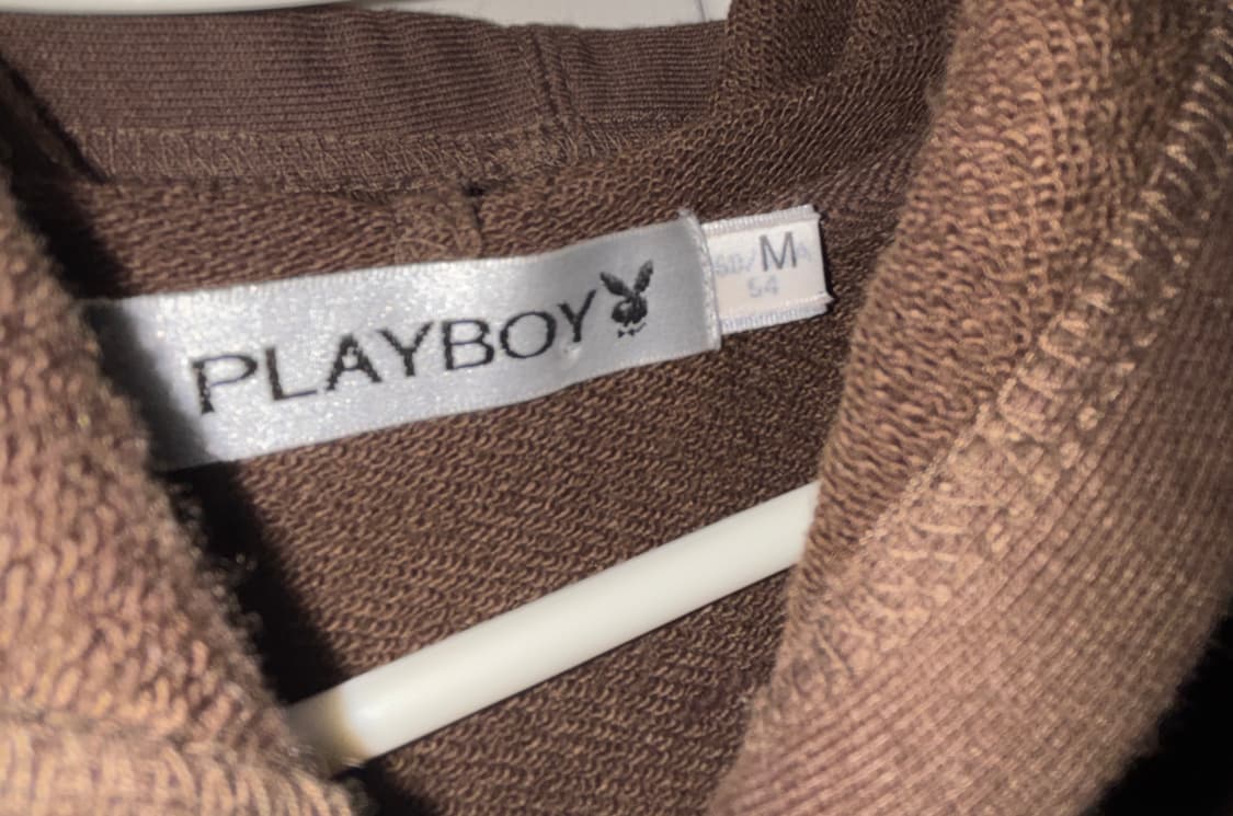 플레이보이 후드티 playboy 빈티지 초코 후드 급처 상품이미지3
