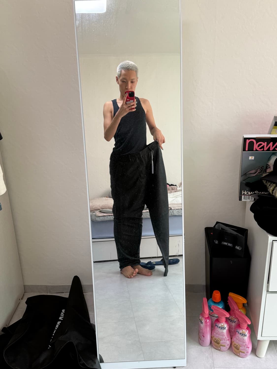 슈프림 레더 트라우더 팬츠 바지 상품이미지3