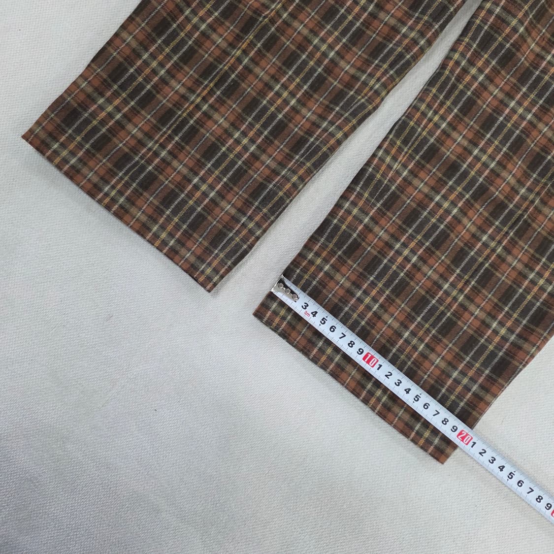 [82] 라코스테 여성 울 체크 슬랙스 바지 1230J 상품이미지8