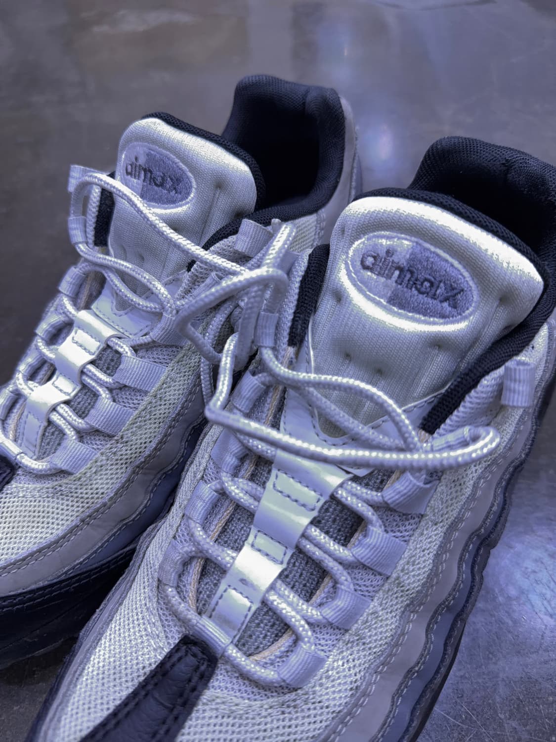 나이키 에어맥스95 에센셜 블랙 그레이 270 상품이미지4