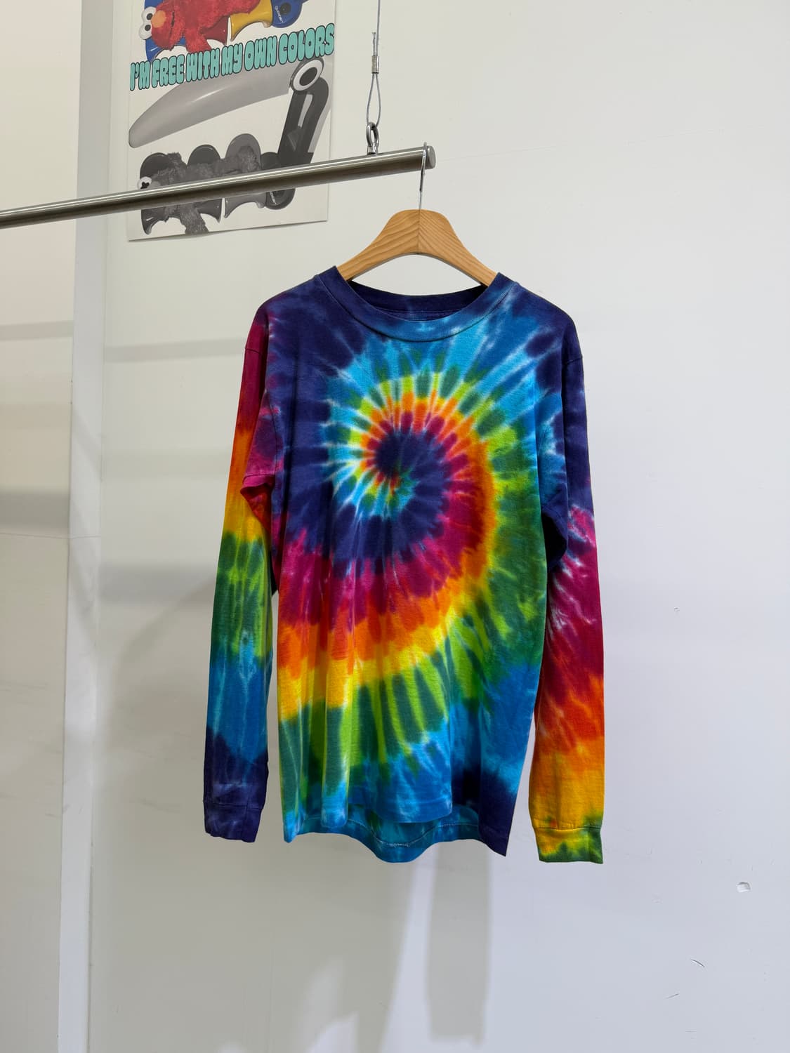 빈티지 SUN DOG (Made in USA) 타이다이 롱슬리브 상품이미지1