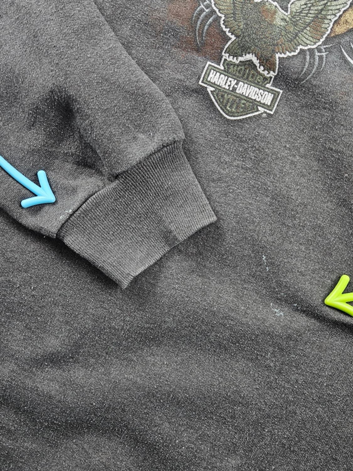 할리데이비슨 레드락 캐나다 샬롯타운 맨투맨 스웻 셔츠 (L)/ 10940 상품이미지7