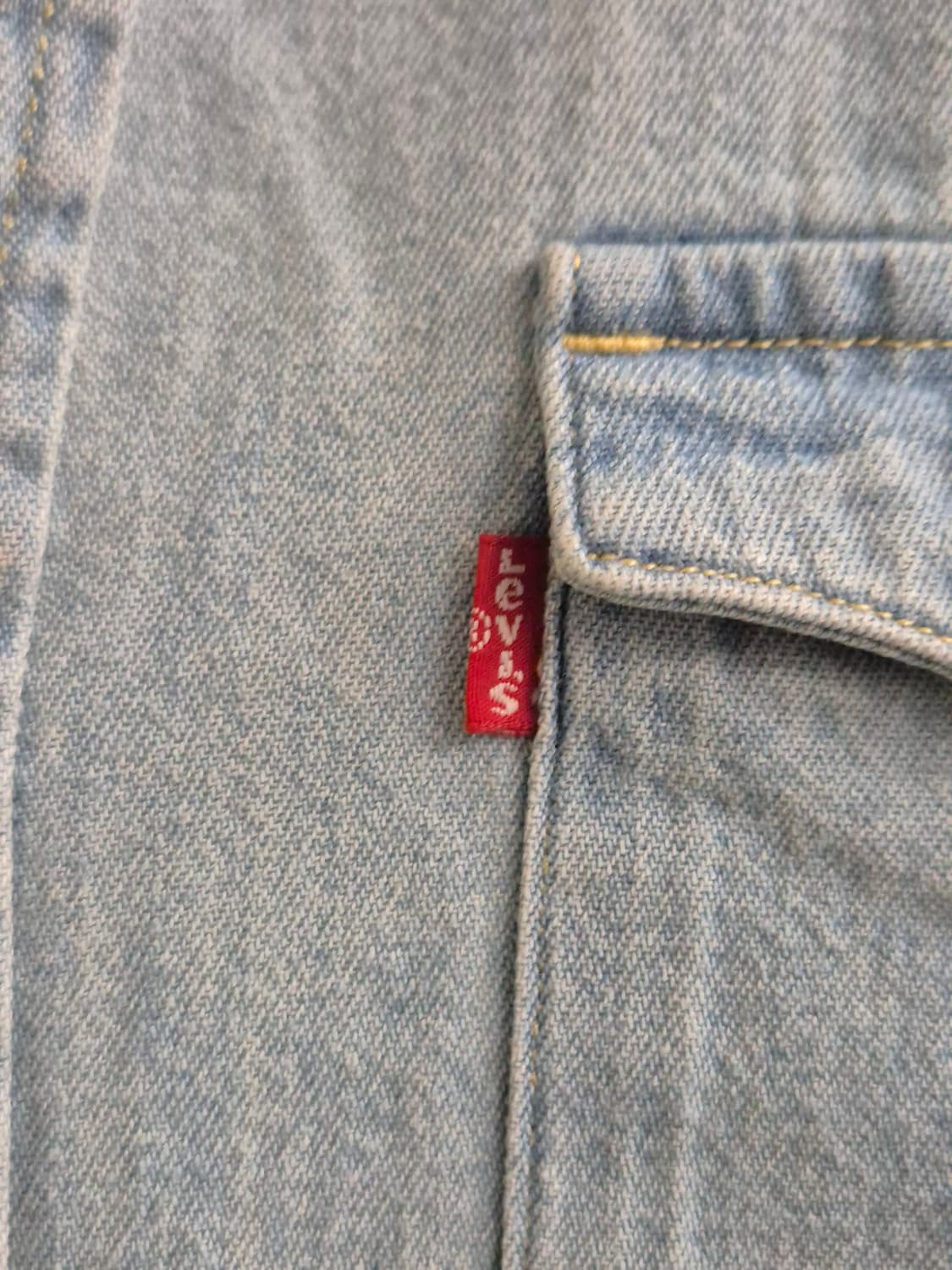 리바이스 클래식한 바스토우 웨스턴 데님 셔츠(M) 상품이미지5