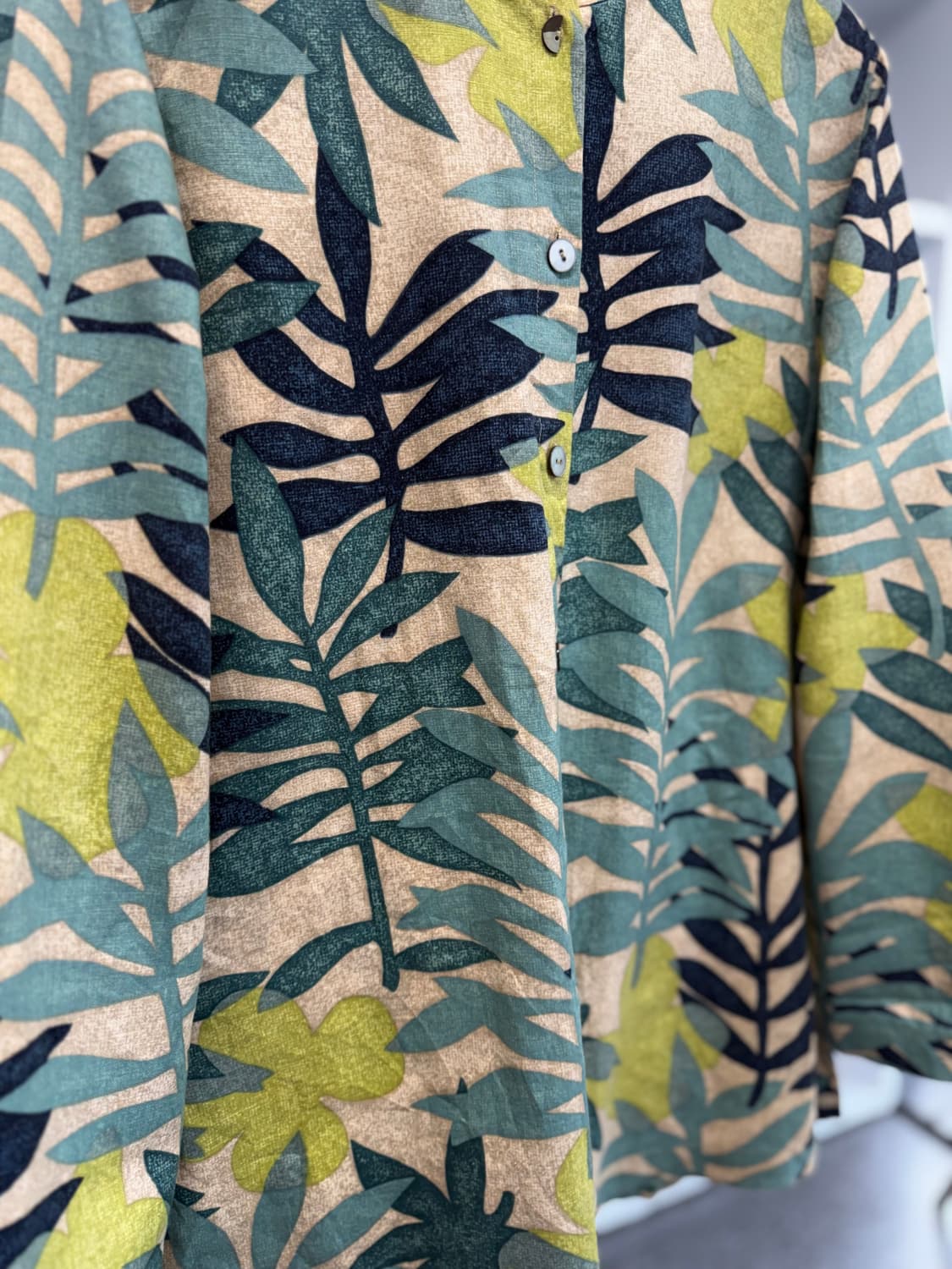 adrienne vittadini 린넨 셔츠 상품이미지3