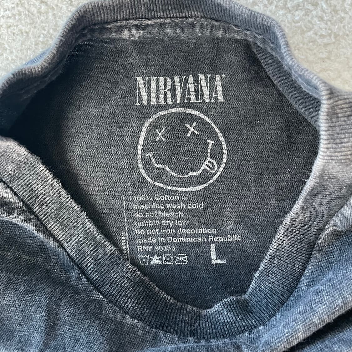 너바나 밴드티셔츠 상품이미지4