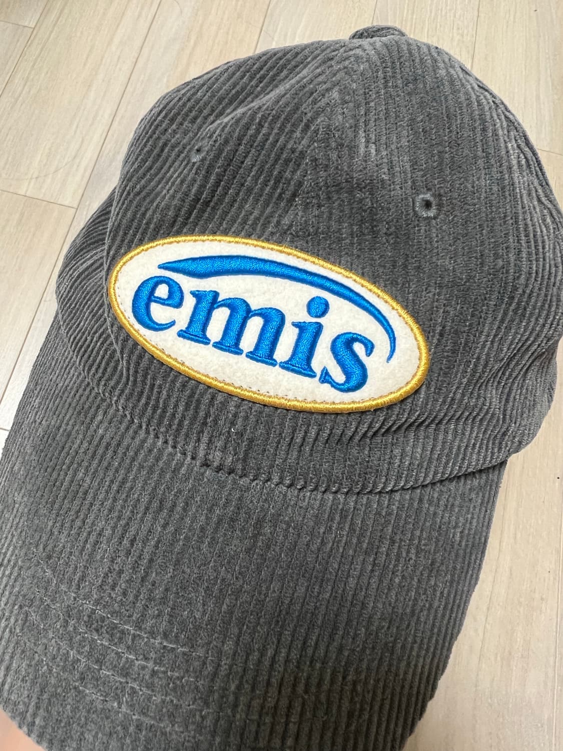 이미스 코듀로이 와펜 볼캡 모자  상품이미지1