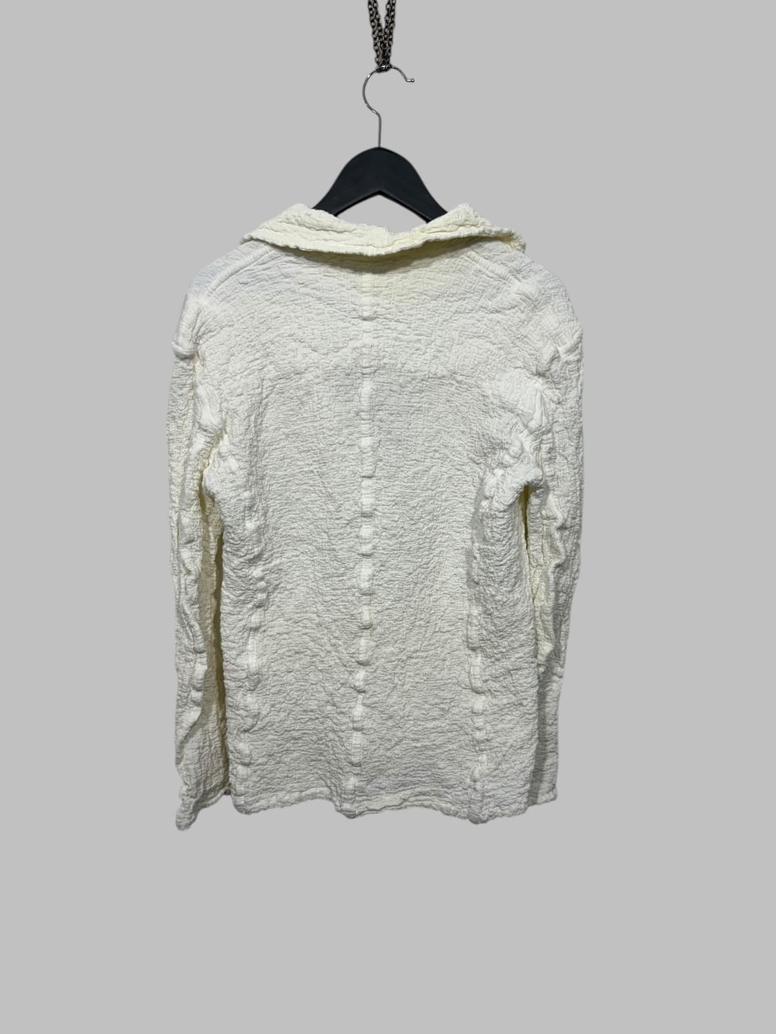 ISSEY MIYAKE me textured jacket ivory  상품이미지4