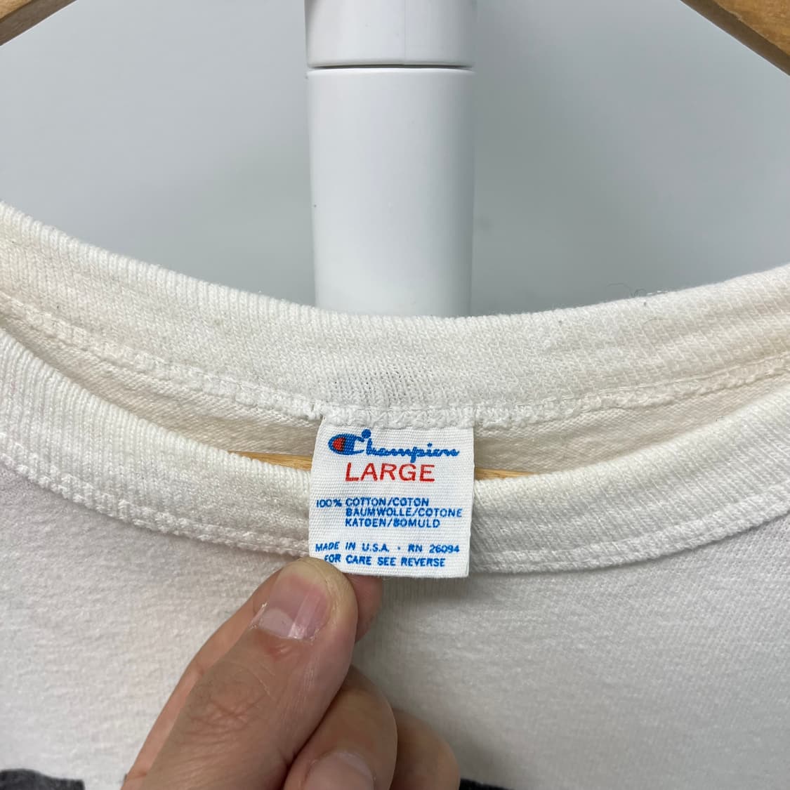 [L] USA 80s 챔피온 빈티지 그래픽 반팔 티셔츠 상품이미지8