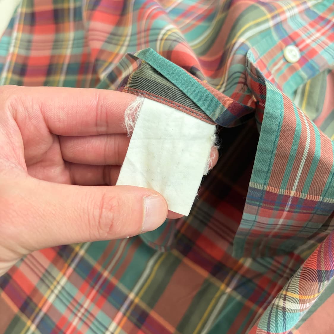 90s 폴로 랄프로렌 빈티지 플란넬 체크셔츠 XL 상품이미지6