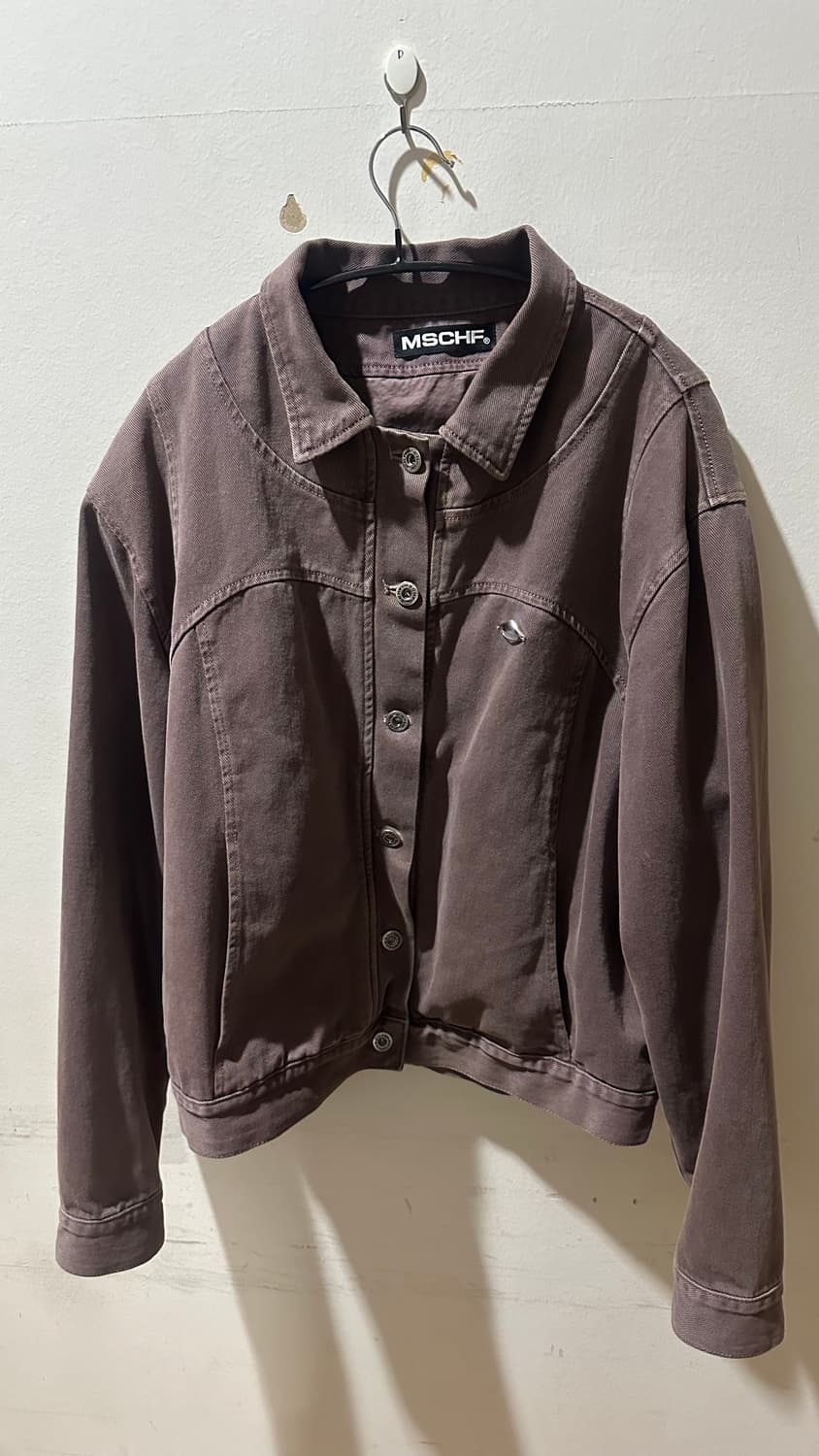 미스치프 트러커 자켓 로즈브라운M 상품이미지2