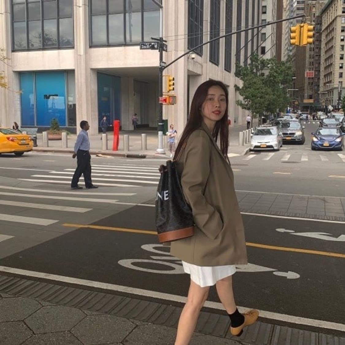 [ONE SIZE] 셀린느 미디엄 트리오페 캔버스 세일러 백 상품이미지10