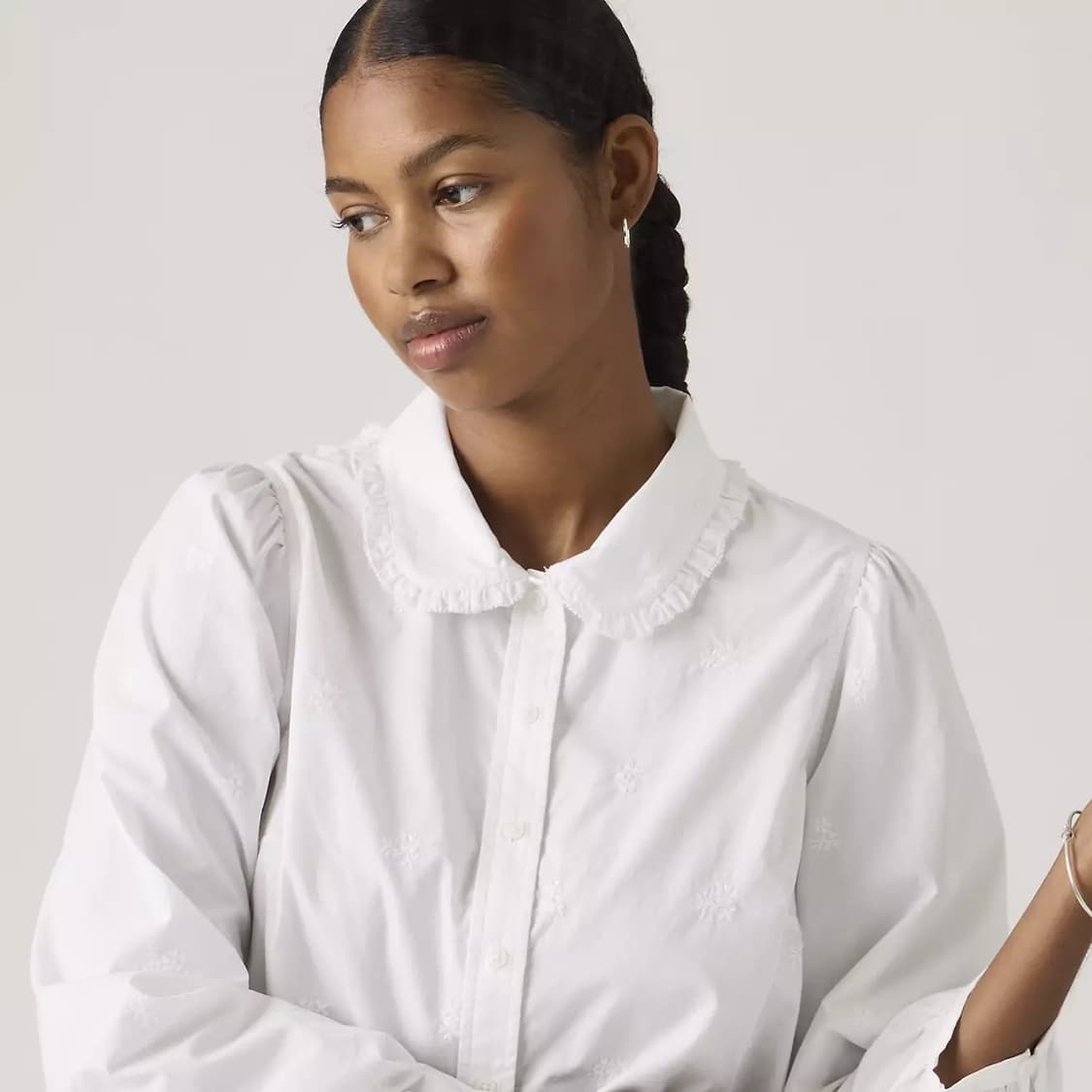 리바이스 화이트 버튼 블라우스 상품이미지6