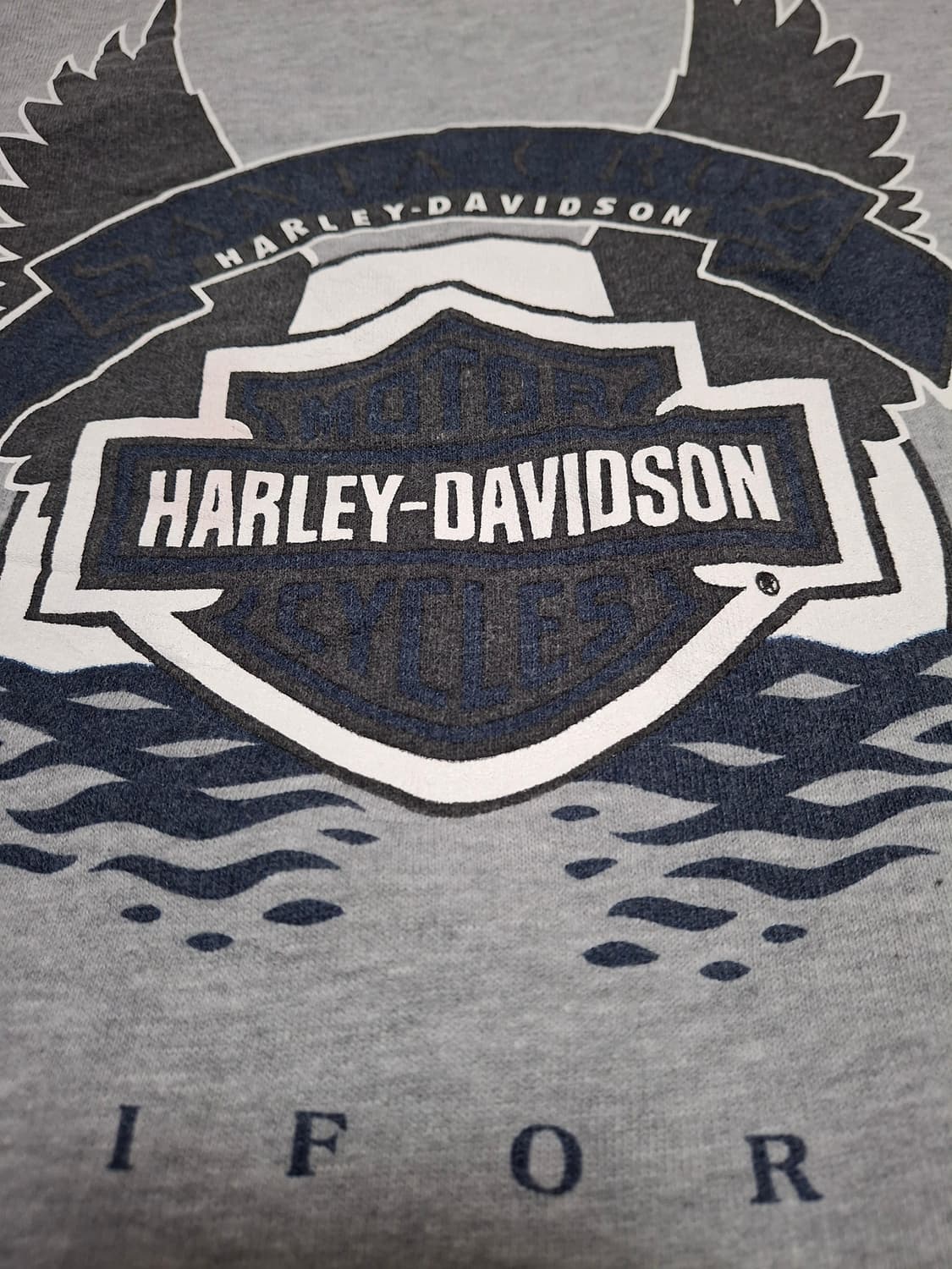 00s 할리데이비슨 feel the thunder 라이트닝 썬더 스웻 상품이미지8