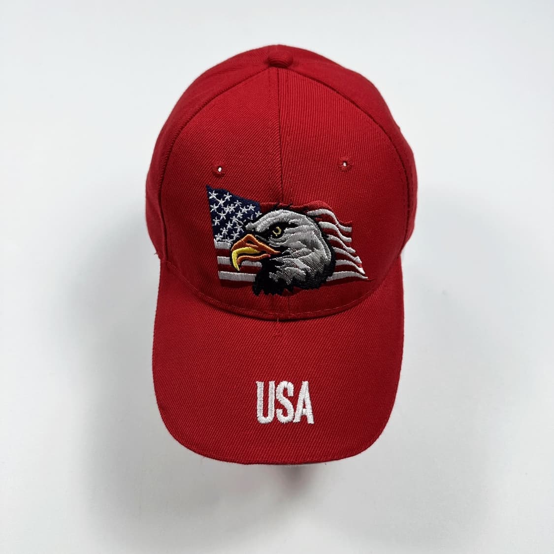 VTG 빈티지 성조기 레드 볼캡 모자 상품이미지2
