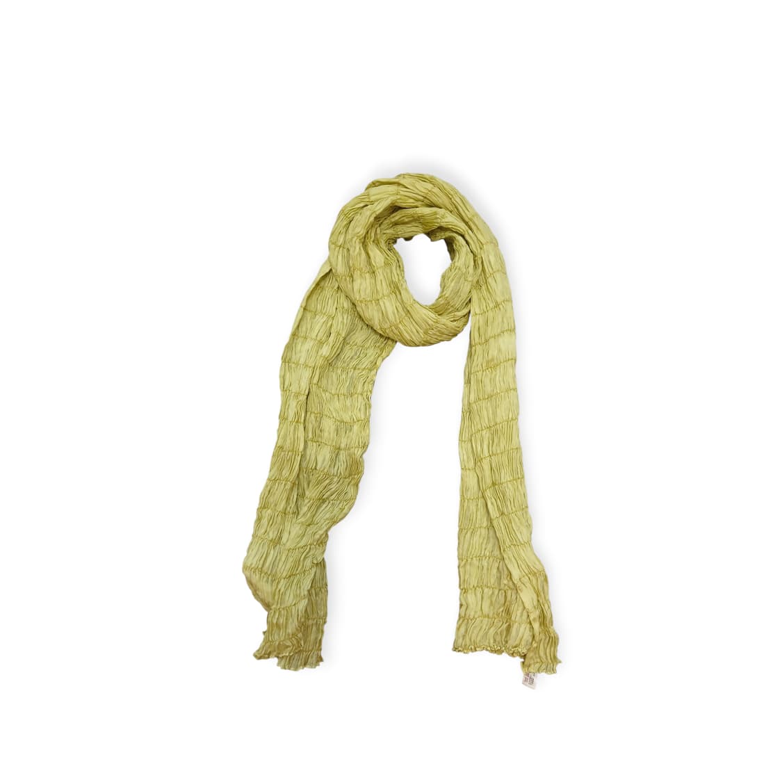 모리걸 연두 실크스카프  상품이미지1