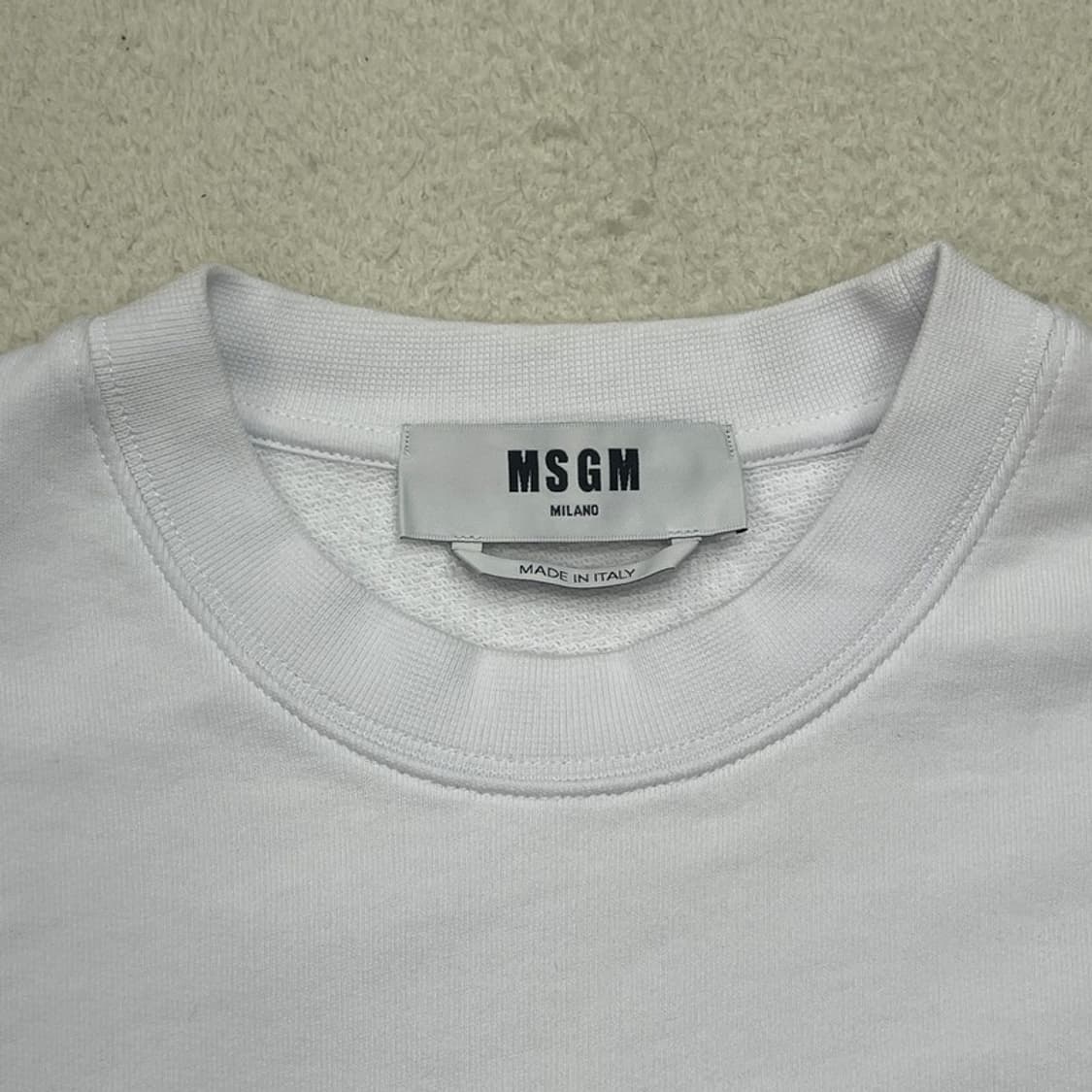 MSGM 맨투맨 화이트 S 상품이미지4