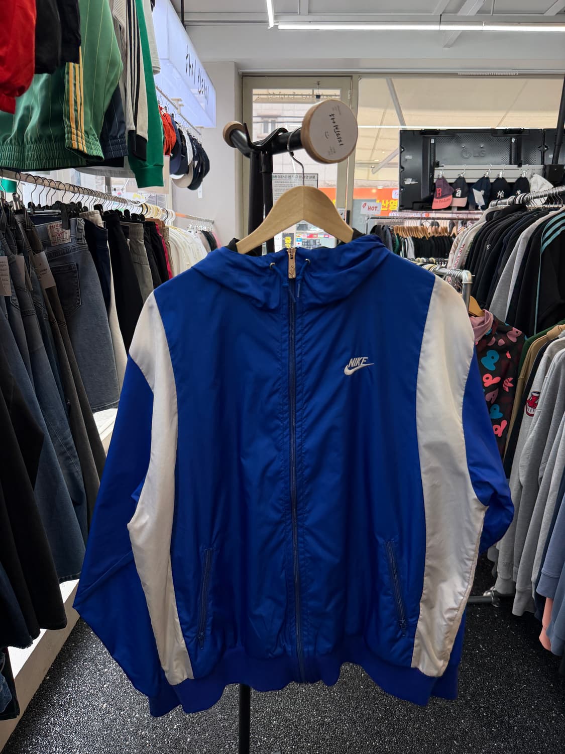 나이키 블루텍 빈티지 나이키 바람막이 XL 상품이미지1