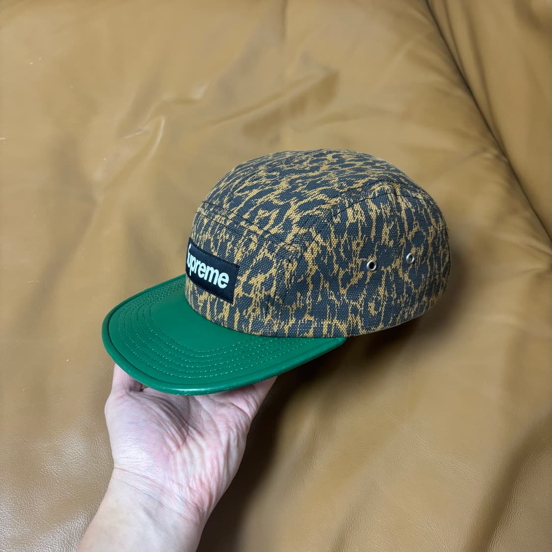 Supreme 슈프림 레오파드 캠프캡 모자 (Leopard) 상품이미지4