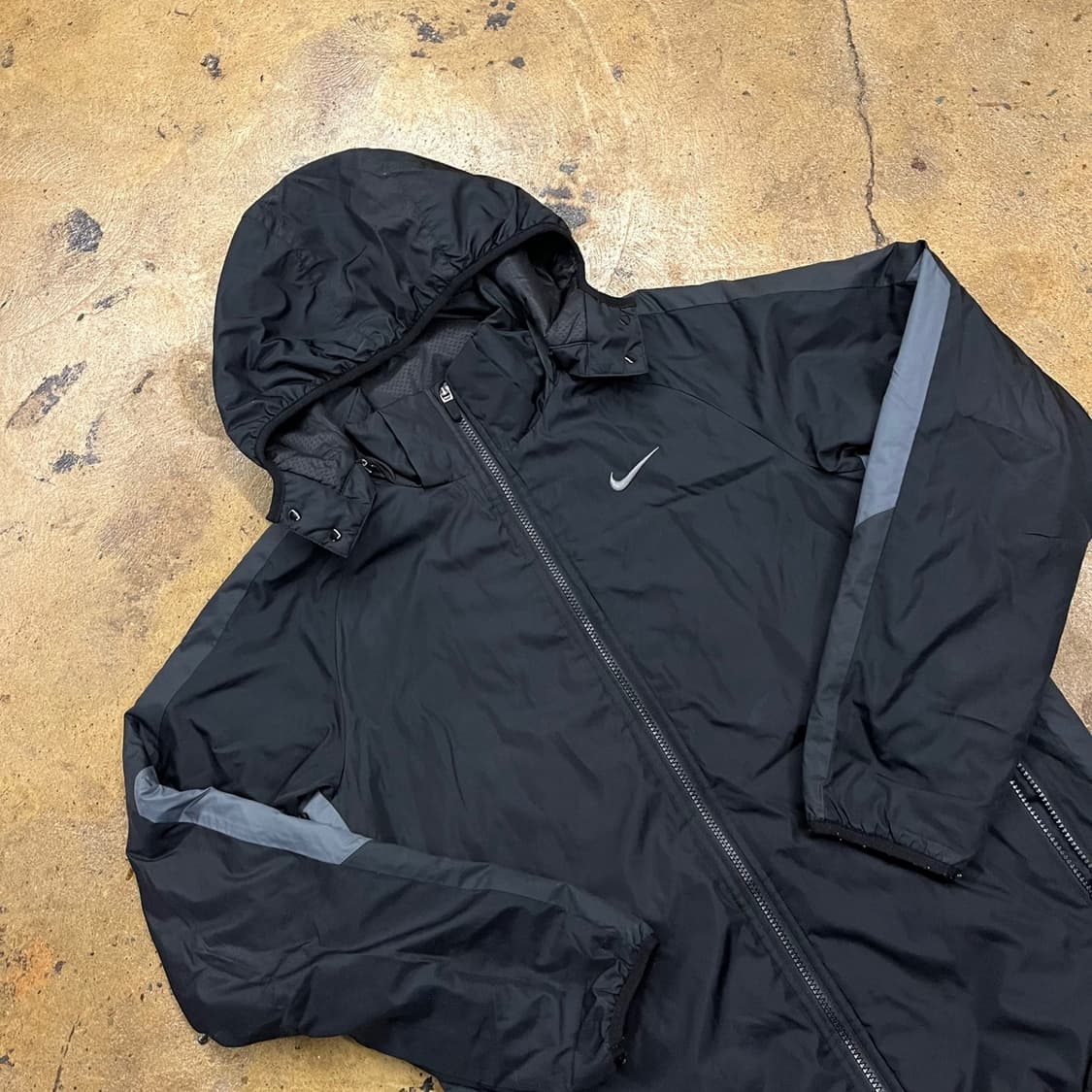 [정품/S] 나이키 블랙 후드 바람막이 자켓 b10 상품이미지1