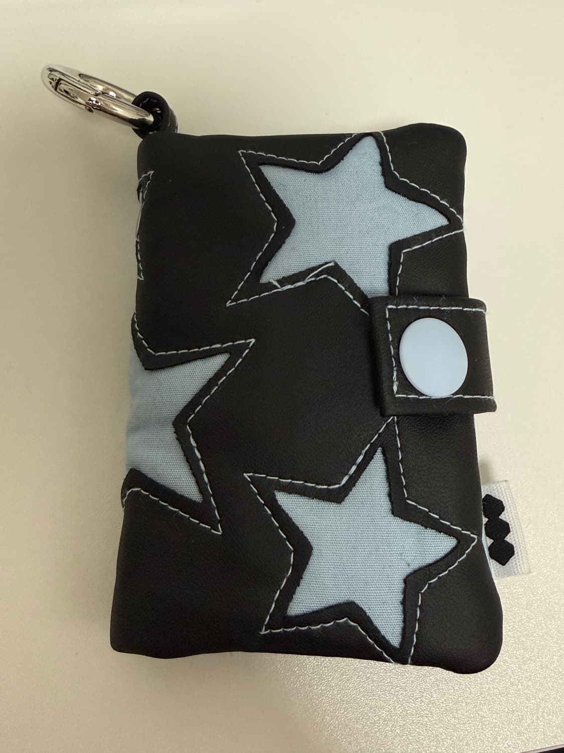 퍼피북클럽 지갑Lucky Card Book (sky/black)  상품이미지1