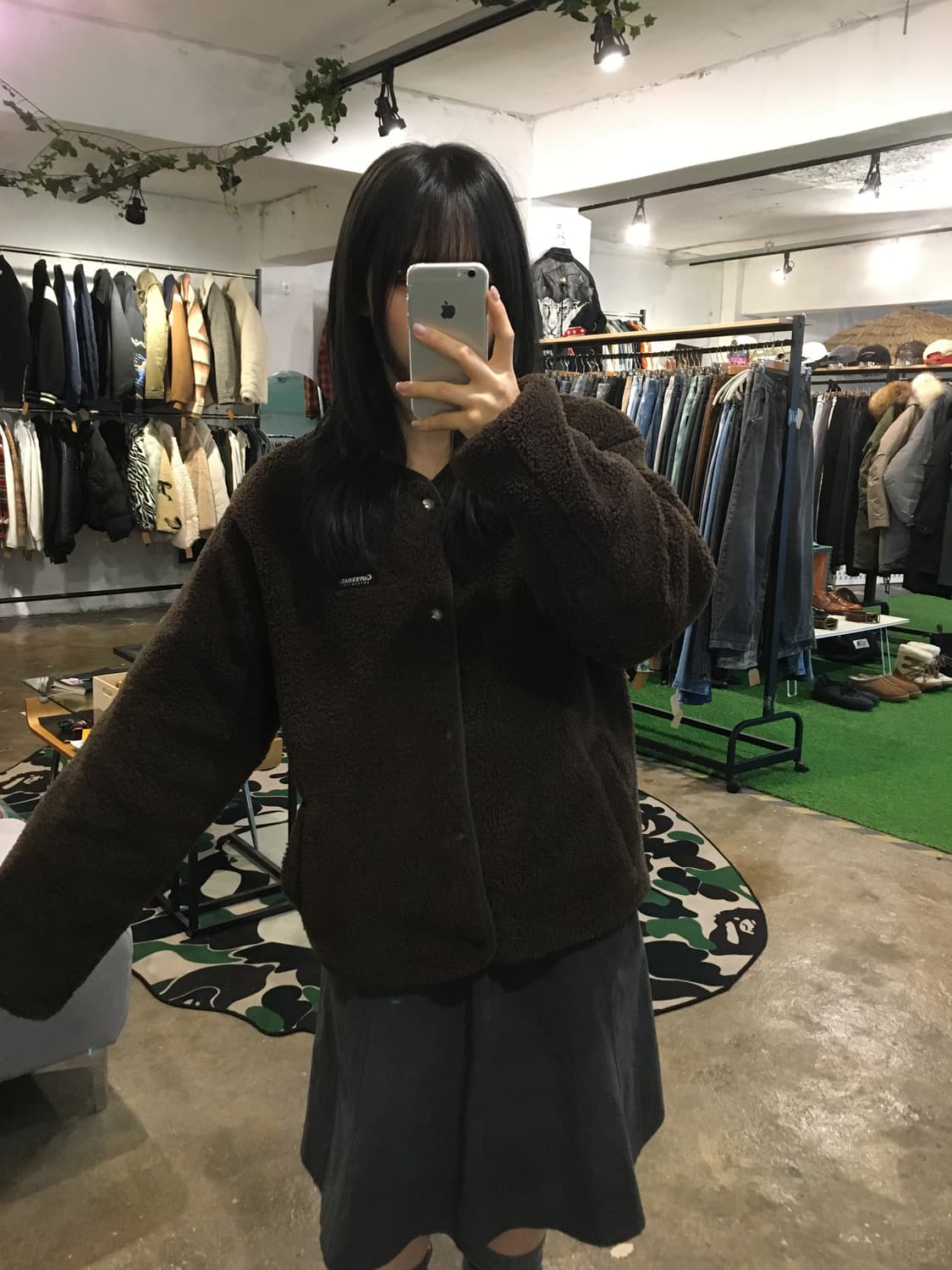 커버낫 리버시블 플리스 자켓 브라운 상품이미지6