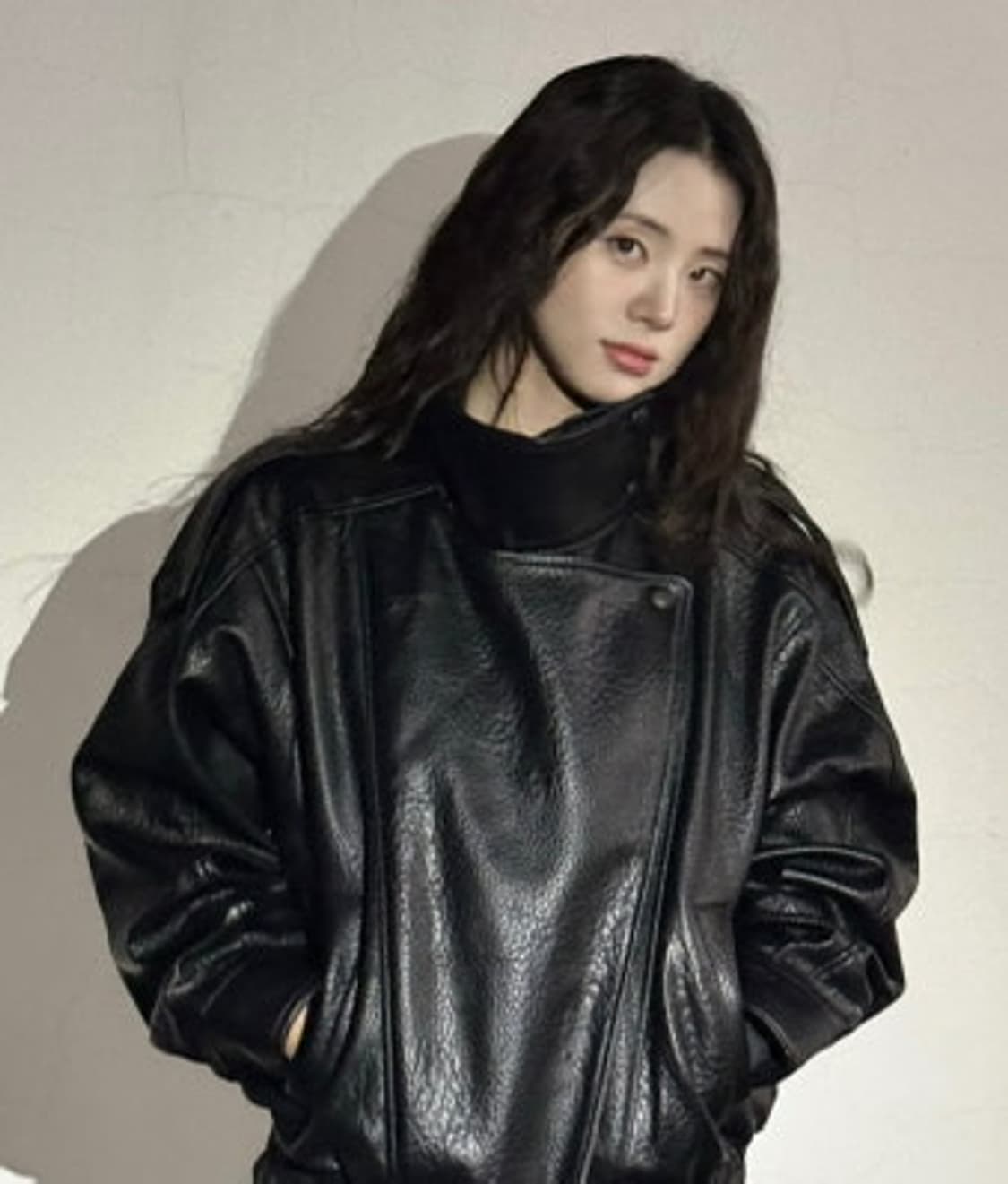 올품절/자라 생로랑 페이크 레더 자켓 상품이미지2