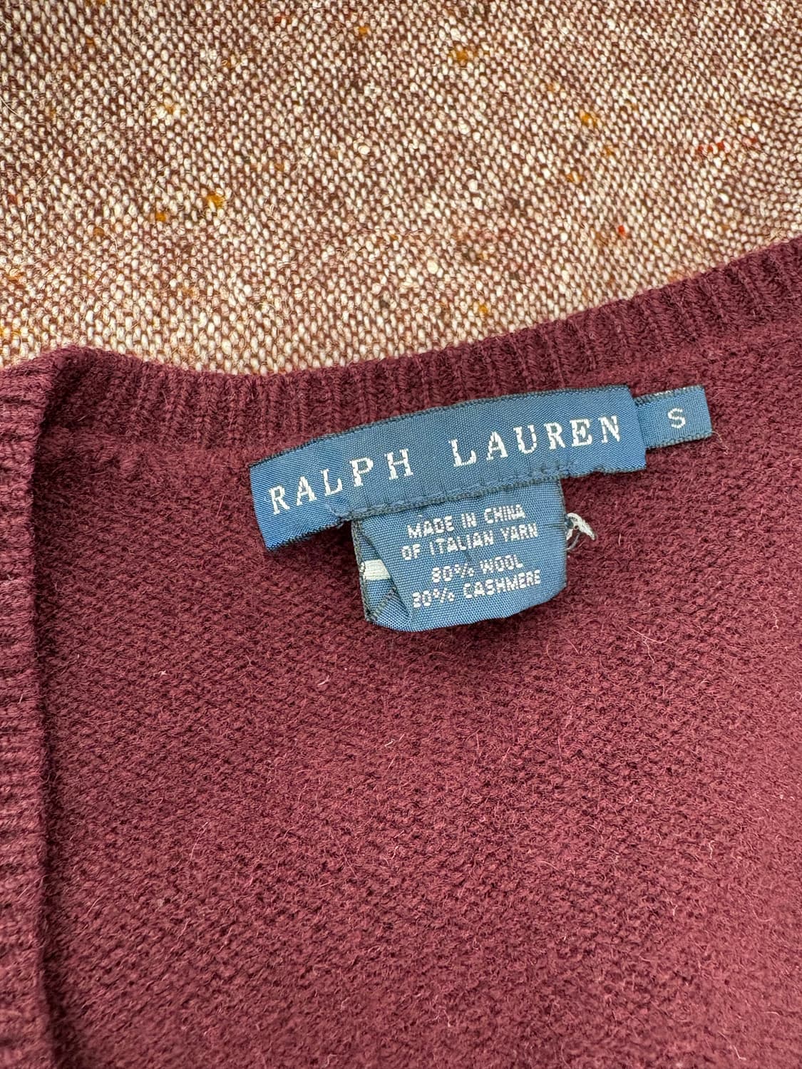 🧶 Ralph Lauren 울 캐시미어 니트 (여성 S) 상품이미지2